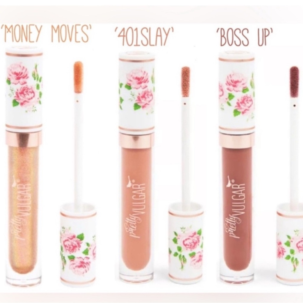 Pretty Vulgar Lip Gloss Set Trio NIB